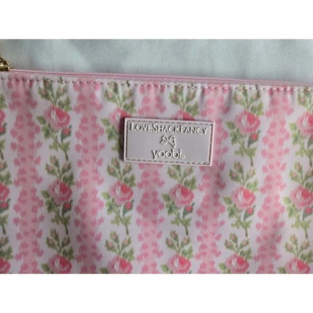 LoveShackFancy x Target - Yoobi Blooming Heirloom Flat Zip Pencil Case Cosmetic